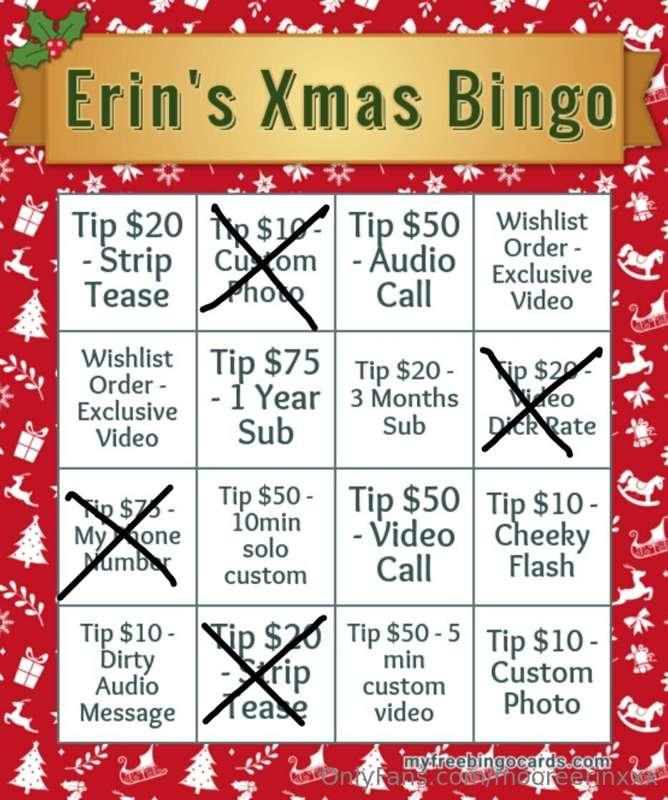 Updated Xmas bingo!!!! 

Tip to get a prize!! - a special pr..