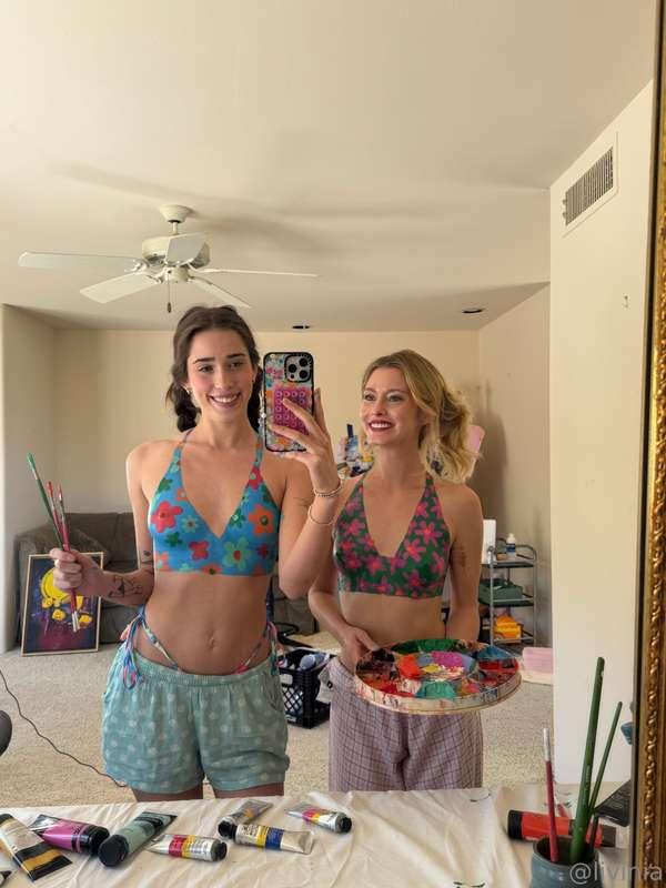 Body painting with @haven.tunin 🥰