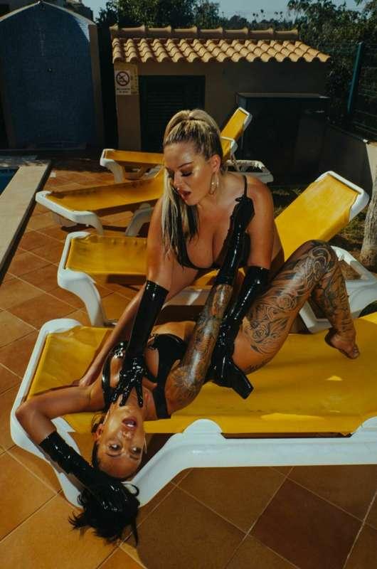 Who says Girls cant be rough? 😈 Don't you love it when @lana..