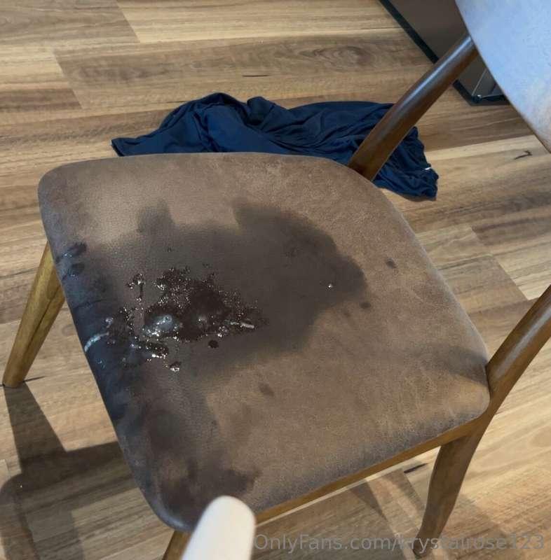 Poor chair got soaked! 😅
