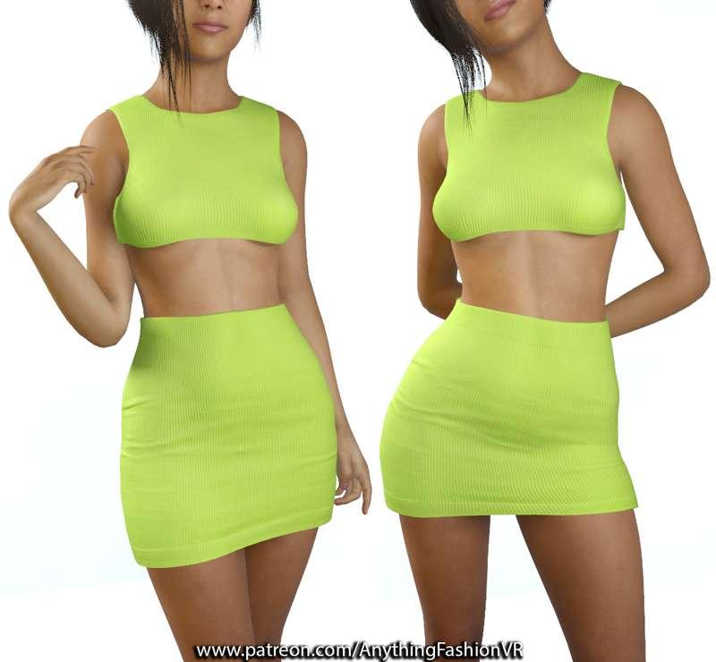 LL skirt and top in 3 colours
