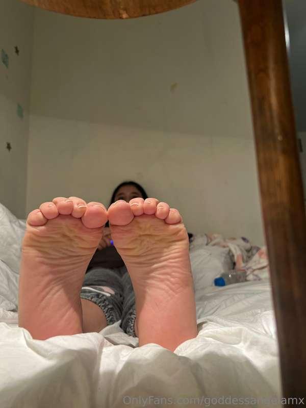 Waiting for you to smell my feet