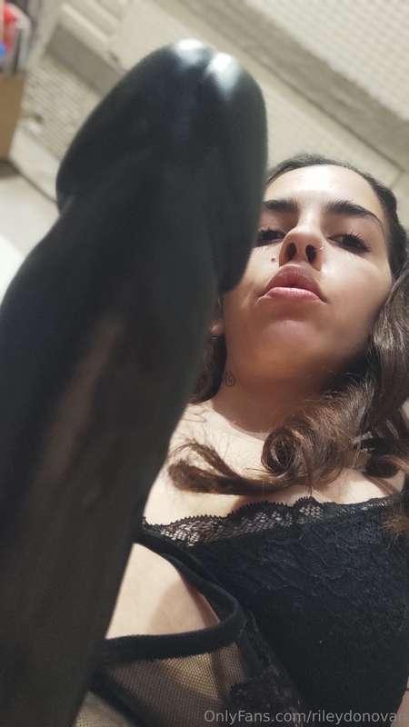 How's the view, loser, are you ready to take my cock all the..