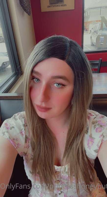 Made it out of the house in a new dress.
