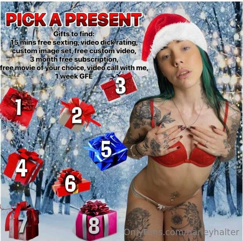 Pick a present! Prize every time 🎁 $10 for one or 3 for $25!