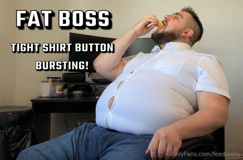 FAT BOSS: DONUT STUFFING AND BUTTON BURSTING!!!