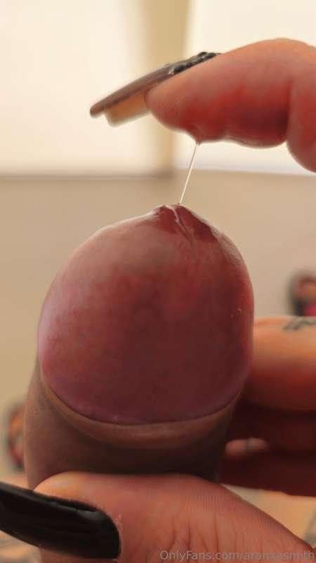 Mm yumy I love the taste of my precum