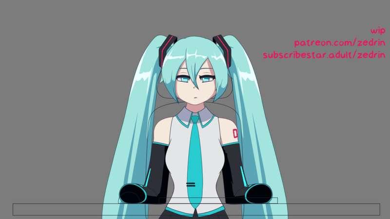 [nsfw] Nazrin Gold, another Miku WIP