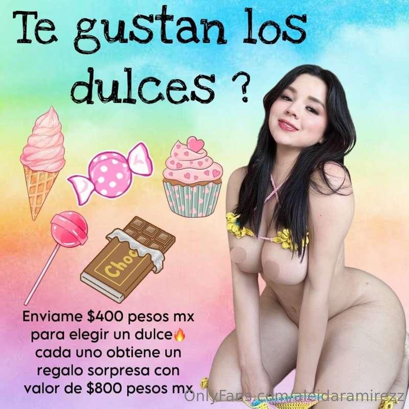 𝐉𝐔𝐄𝐆𝐎 𝐃𝐄 𝐃𝐔𝐋𝐂𝐄𝐒🥳🌈Eres goloso papi? 👅 He elegido algunos prem..