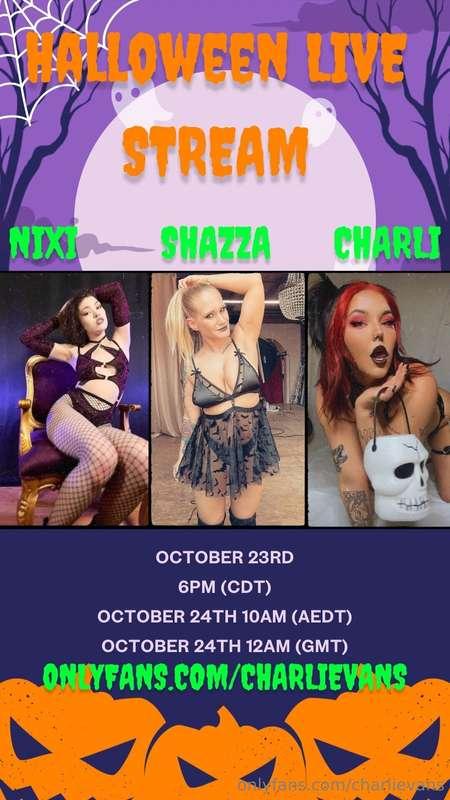 TRICK OR TREAT HALLOWEEN LIVE STREAMwith @shazzamckenzie & @..