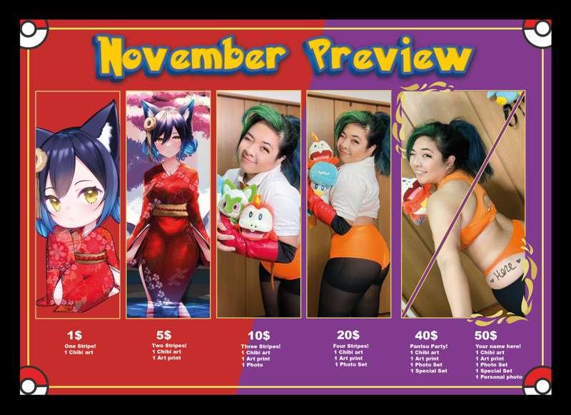 ✨NOVEMBER PREVIEW!!✨