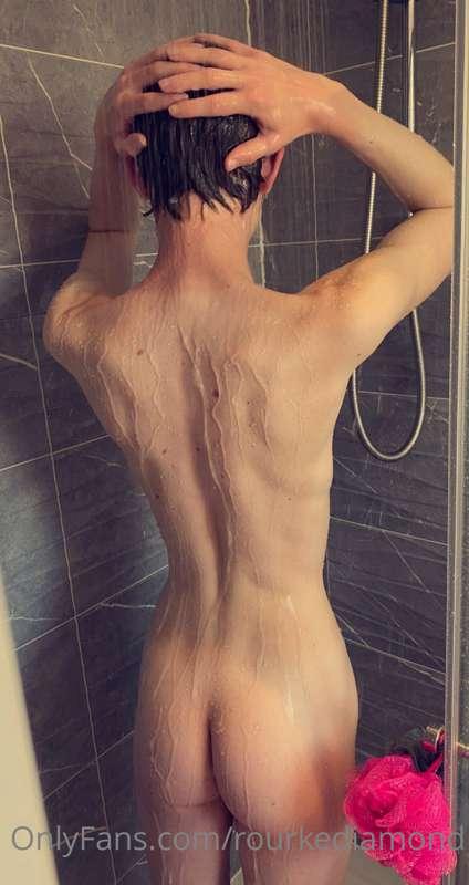 sharing my first time in my shower with you

(first time in ..