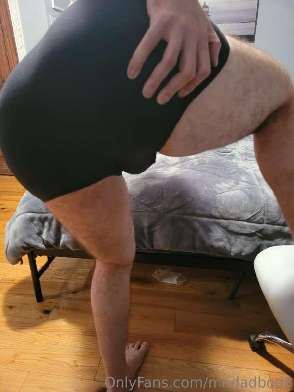 Look at that rump, I've been doing some hip thrusts, notice ..