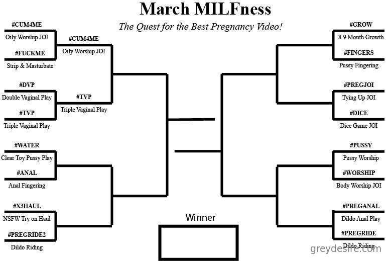 🍀 MARCH MILFNESS: MATCH THREE 🍀#WATERPregnant MILF Pussy Str..