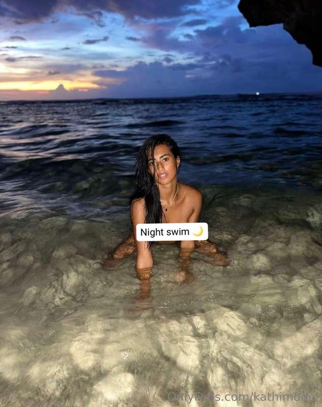 Night swim 🌙