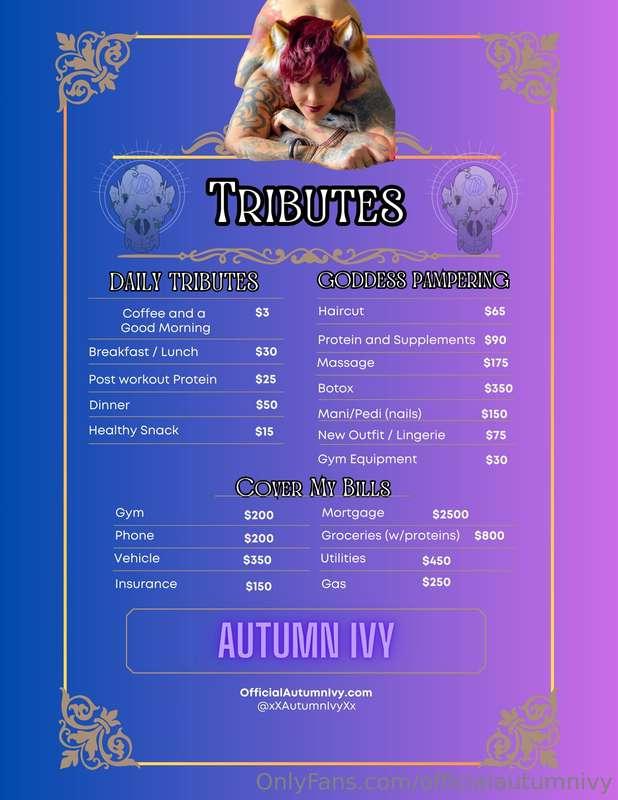 **TRIBUTES AND WORSHIP MENU!** Also BTS of an upcoming relea..