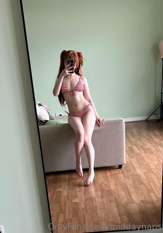 Finally got a day to shoot bikini Asuka! :3 💗✨
