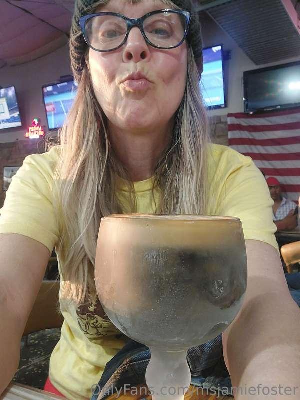 Out drinking alone in the desert. I asked if the bar had an ..