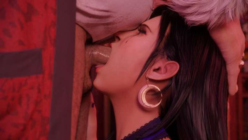 Don Corneo picked Tifa as his today's bride (4 videos + 8 images)