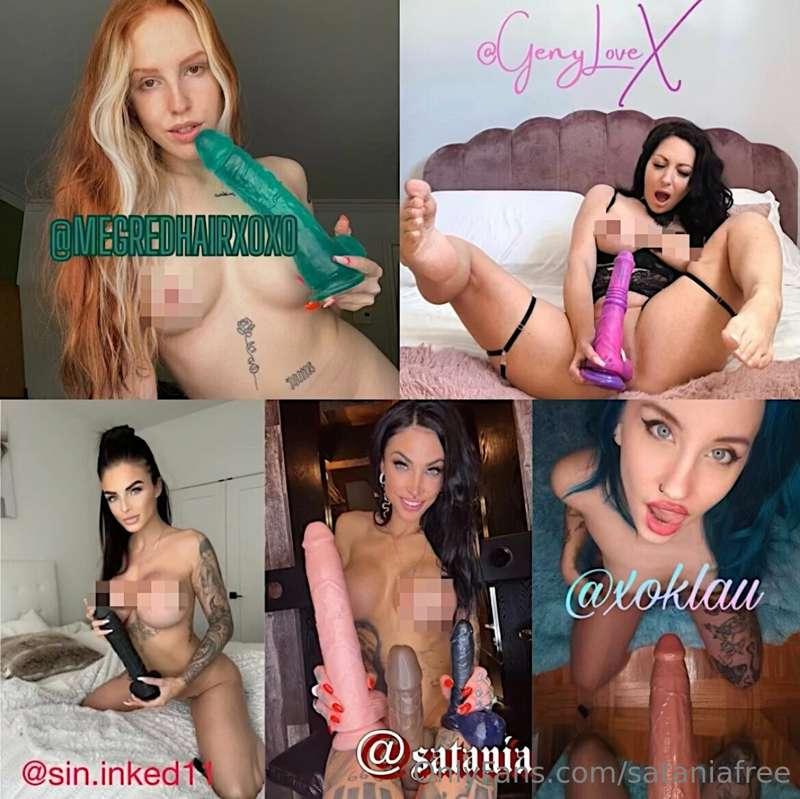 NEW COLLAB CUMMING TOMORROW 🍆 XXL DILDO! Watch our small pus..