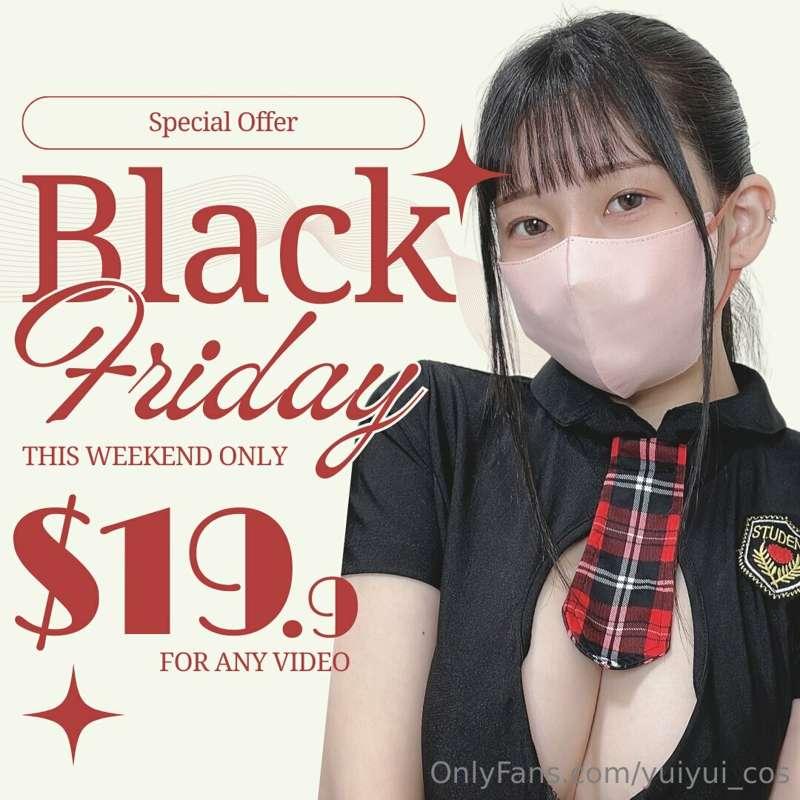 Happy BLACK FRIDAY guys~🖤🖤

I have a special deal for all of..