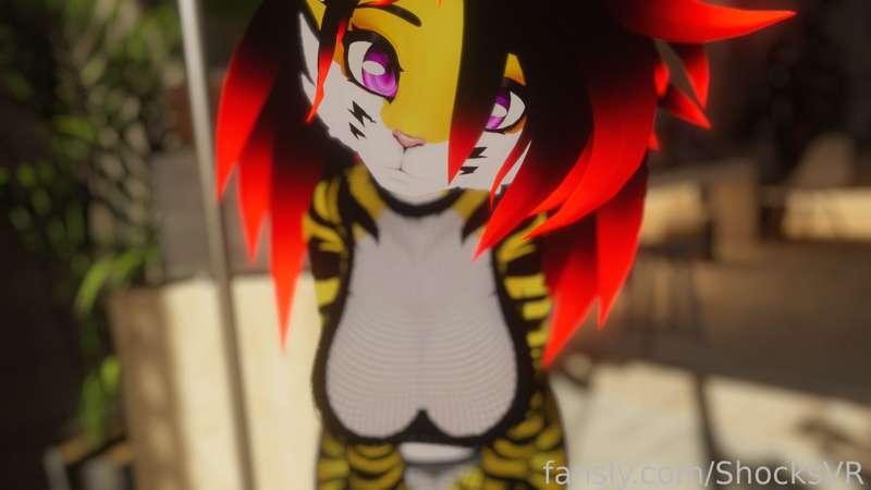 Where are you looking hmm?
#furry #vtuber