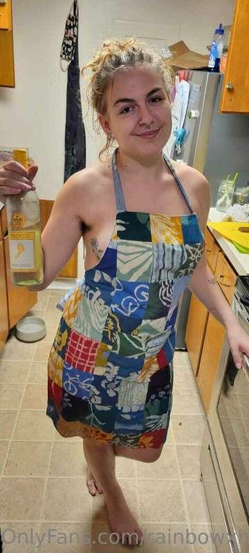 Can you resist me when I cook you an amazing meal with all y..