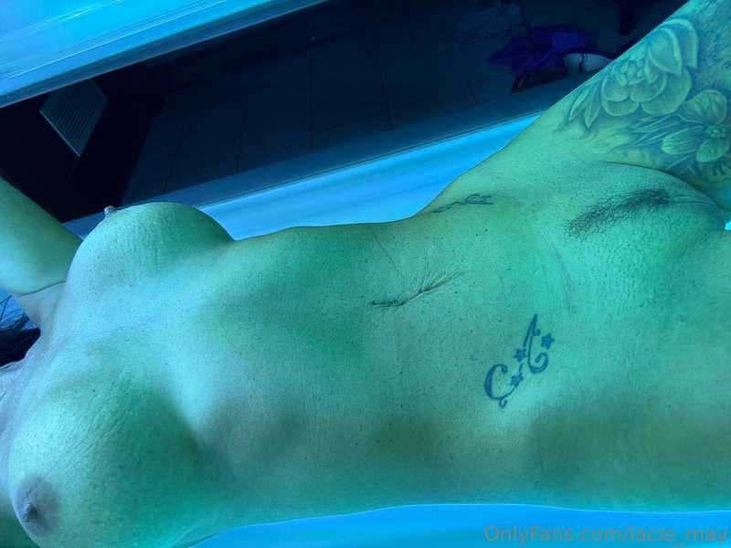 Working on the summer tan a little extra hehe 