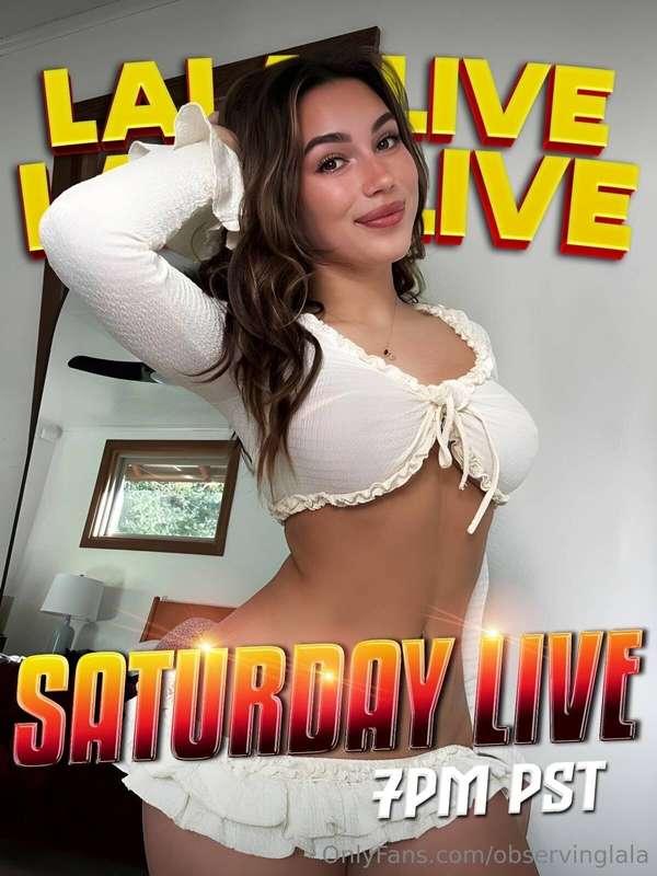 👄 𝗟𝗜𝗩𝗘❗𝗟𝗜𝗩𝗘❗𝗟𝗜𝗩𝗘❗ 🎥 𝗦𝗔𝗧𝗨𝗥𝗗𝗔𝗬 𝗔𝗧 𝟳𝗣𝗠 𝗣𝗦𝗧 🗓️Baby I’m going all..