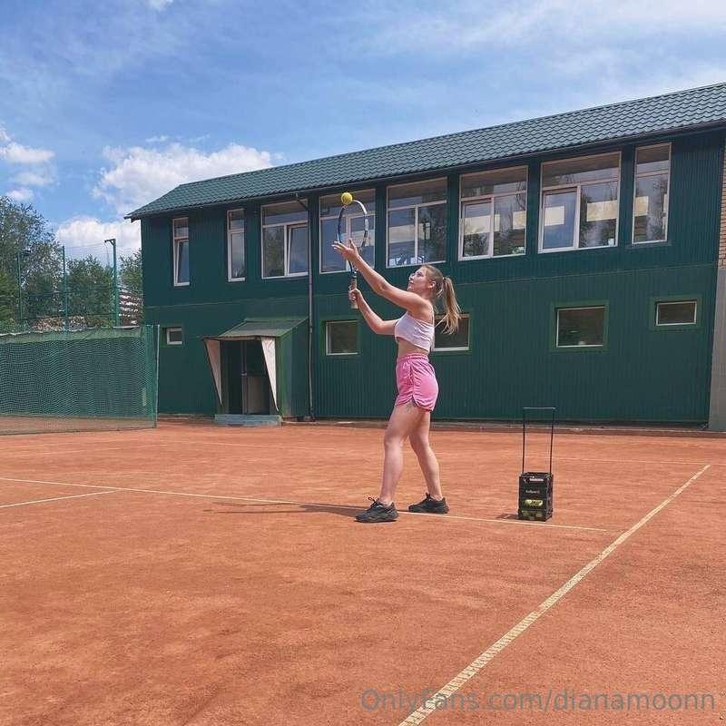 Just having a smashing day on the tennis court! 🎾 It’s all f..