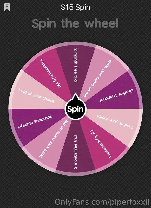 ✨SPIN THE WHEEL✨: JUNE EDITION 🌹🌷🌺
•
• 1 Regular Spin~ $15
•..