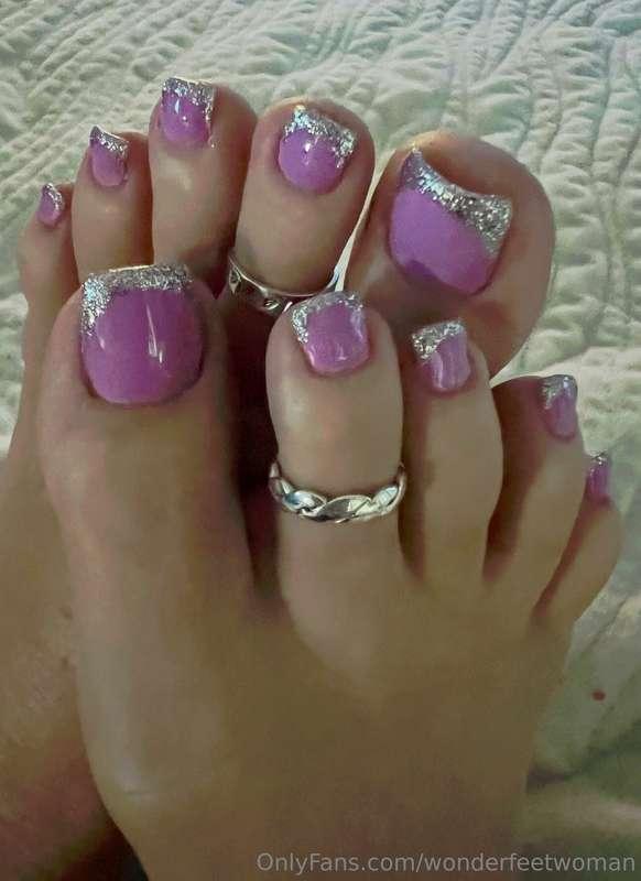 New pedi!I have been celebrating my birthday the last three ..