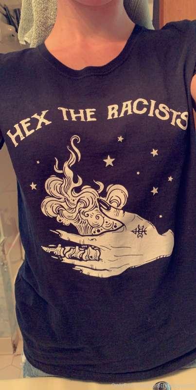 Just a little reminder from your favorite witch...hex the ra..