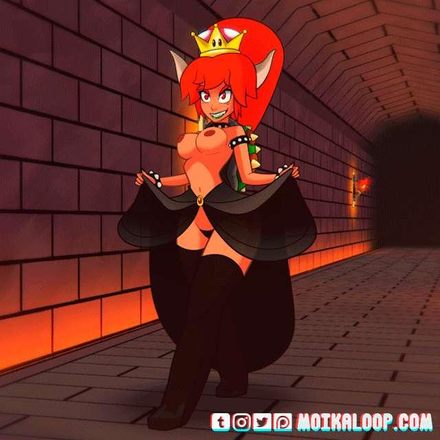 Bowsette Redhead Uncensored Loop