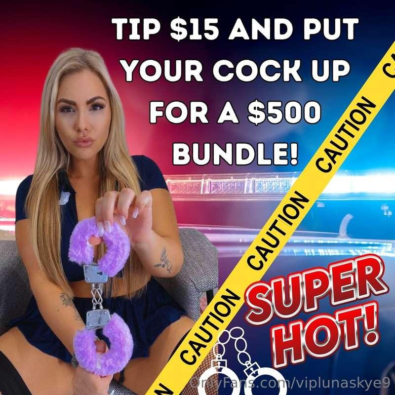 ***FREEZE!!!*** *Put your cock up and get a $500 JOI bundle ..