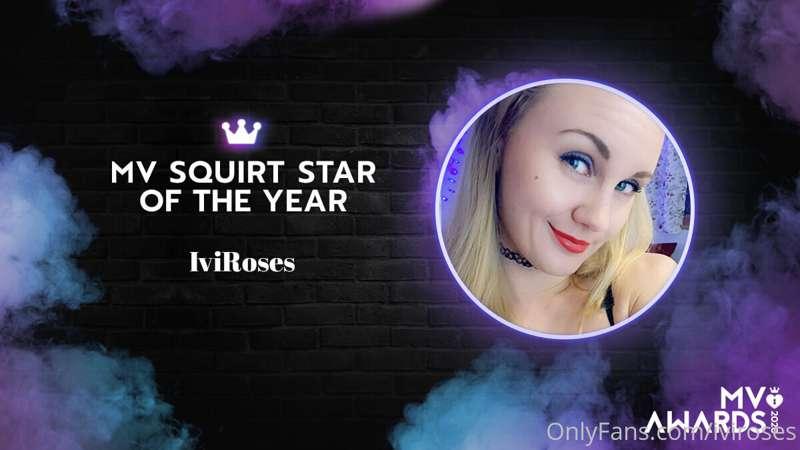 So...guess what? I won the MV awards and I´m now officially ..