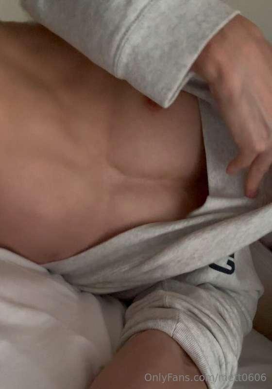 Pectoral muscles when sleeping together.