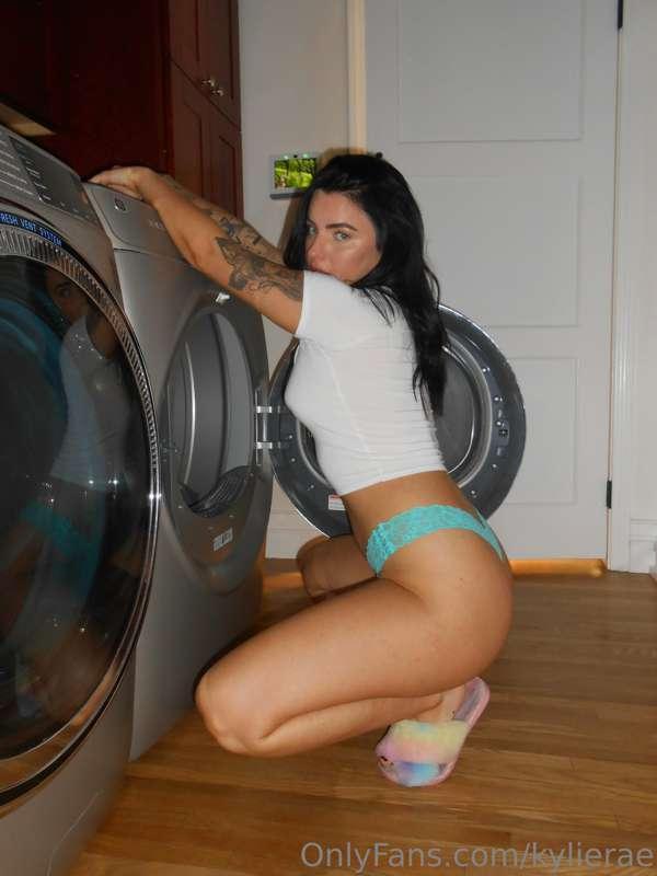 I may or may not have gotten stuck doing my laundry - tip $2..