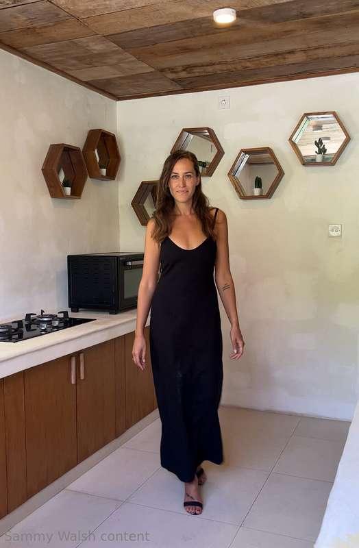 I filmed a cooking reel in this dress ☺️ the dress might loo..