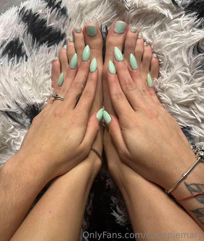 Do you like it when a slutty MILF has a **matching mani pedi..