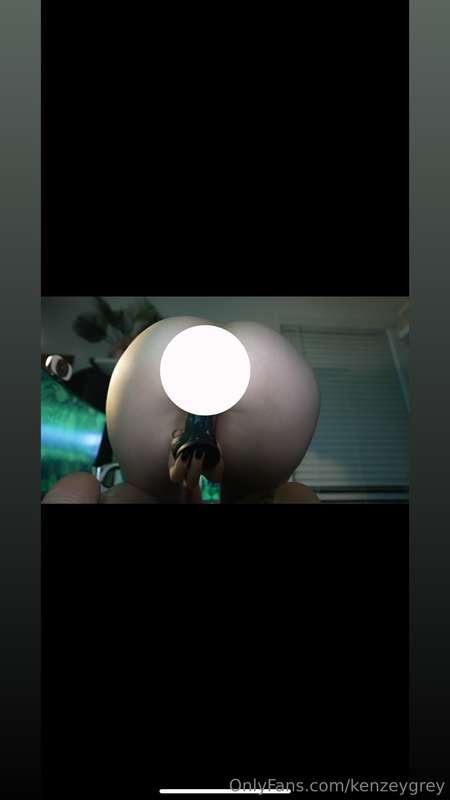 First, I make my pussy cum and cream. Then, I put it in my a..