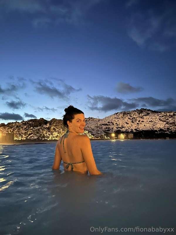 Waist deep in the blue lagoon... and I’m already making wave..