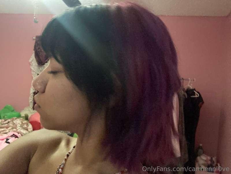 I did my hair again…. I cut it too short tho, just trying to..