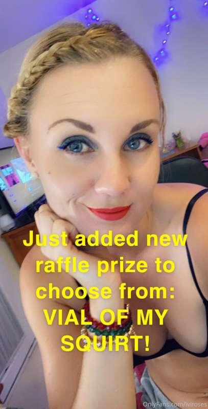 I'm currently working on the final raffle drawing I will be ..