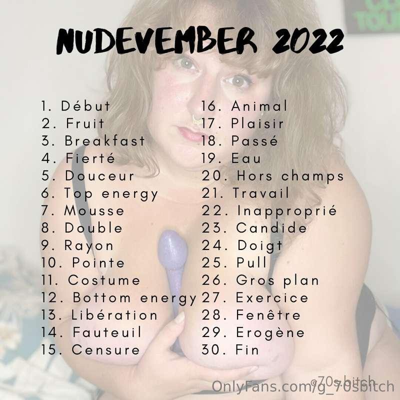 Le Nudevember c’est en ce moment ! Rejoins moi pour le décou..