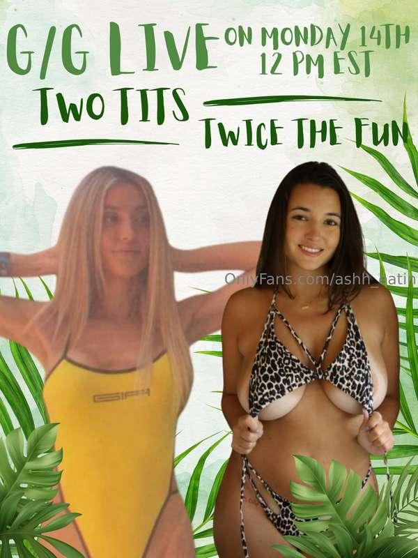 I'm going to have a G/G live today at exactly 12 pm est on m..