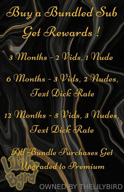 Did you know if you buy a Bundled Sub you get Rewards ?

3 M..