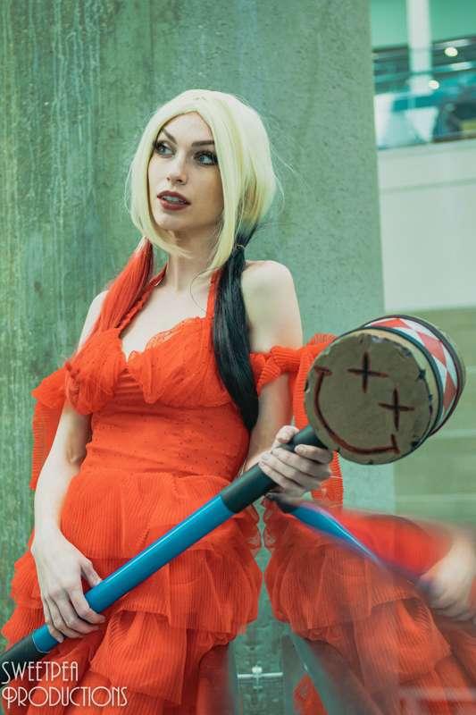 Harley Quinn Red Dress Photos!