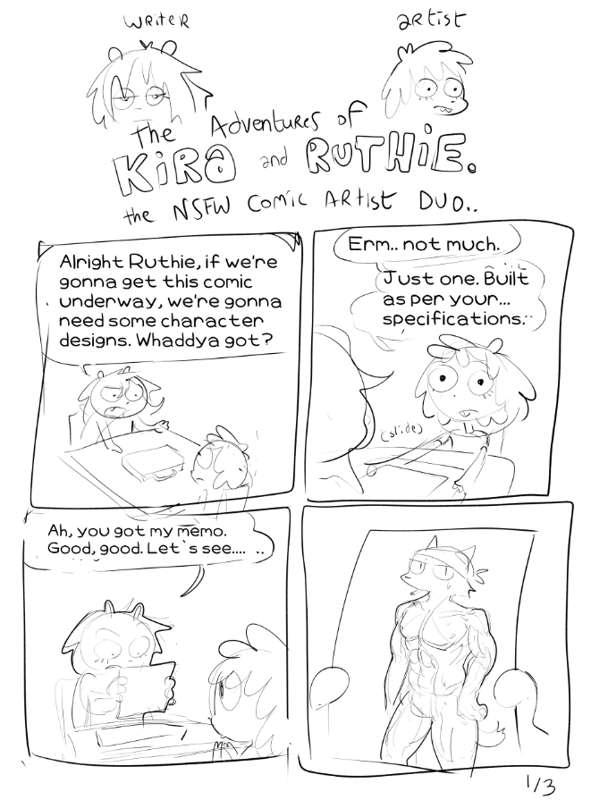 kira and ruthie mctoothie in: nsfw male character designs (1/2)