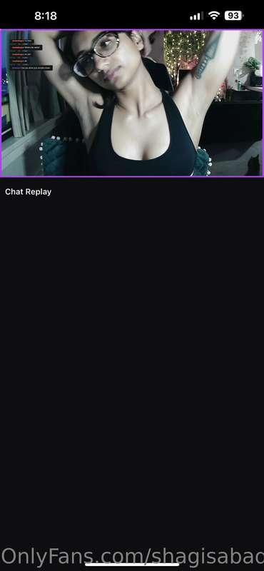 Showing off the armpit in twitch too 👀👀👀